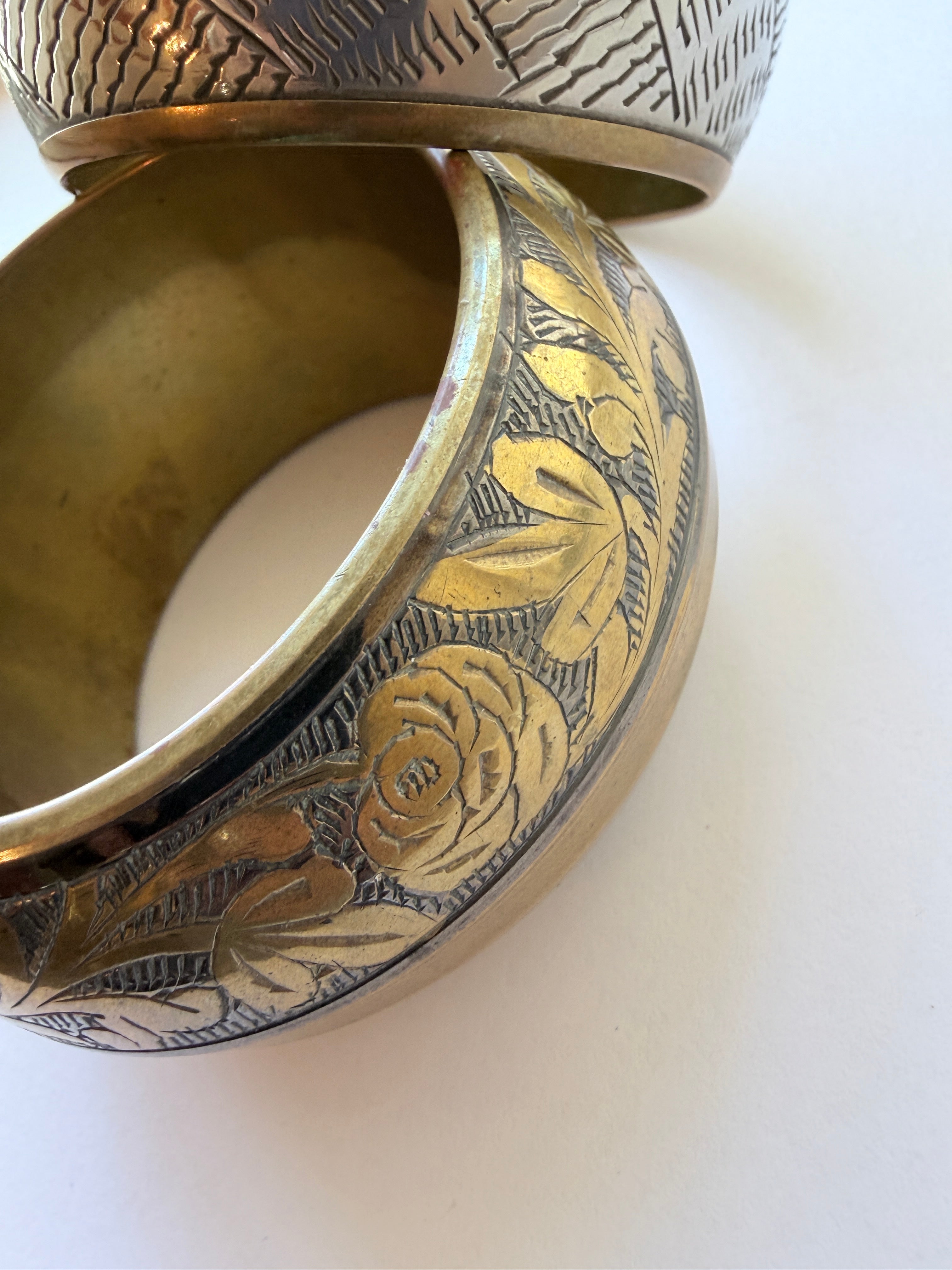 Brass Bangles (Pair)