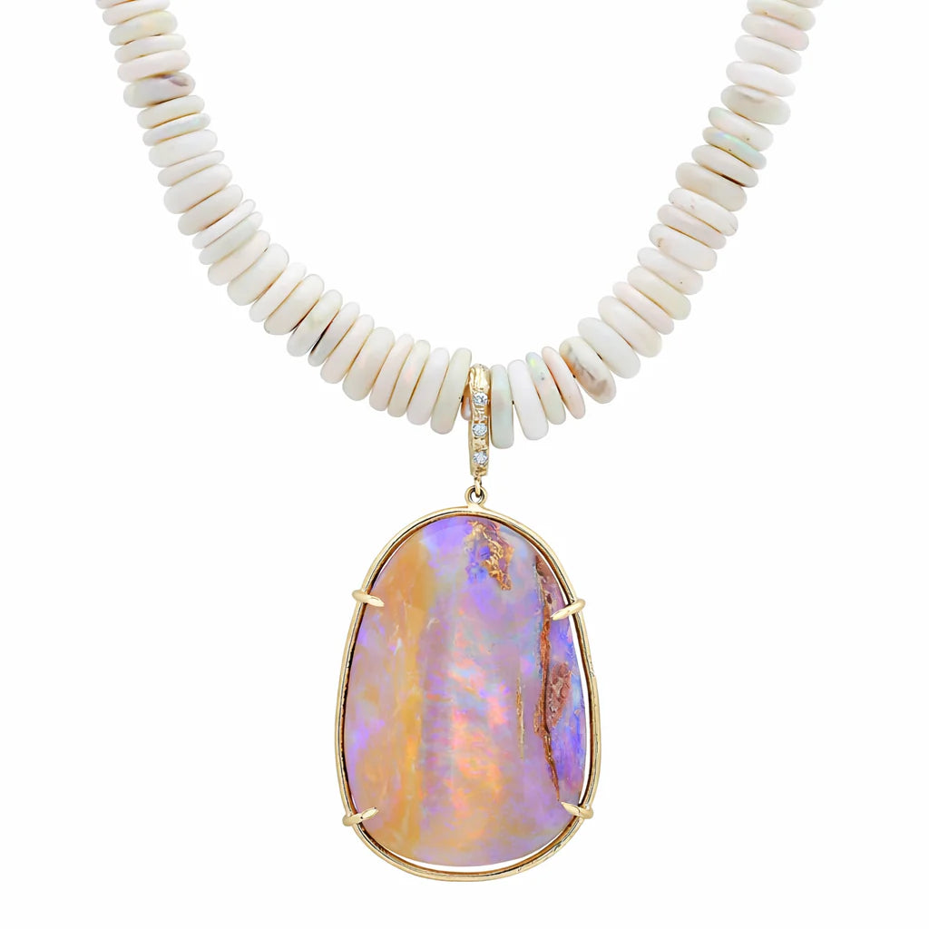 Pink Opal Necklace