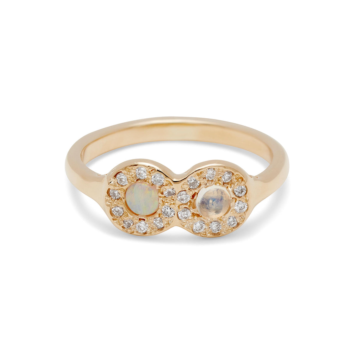 Two Birthstone Signet Ring